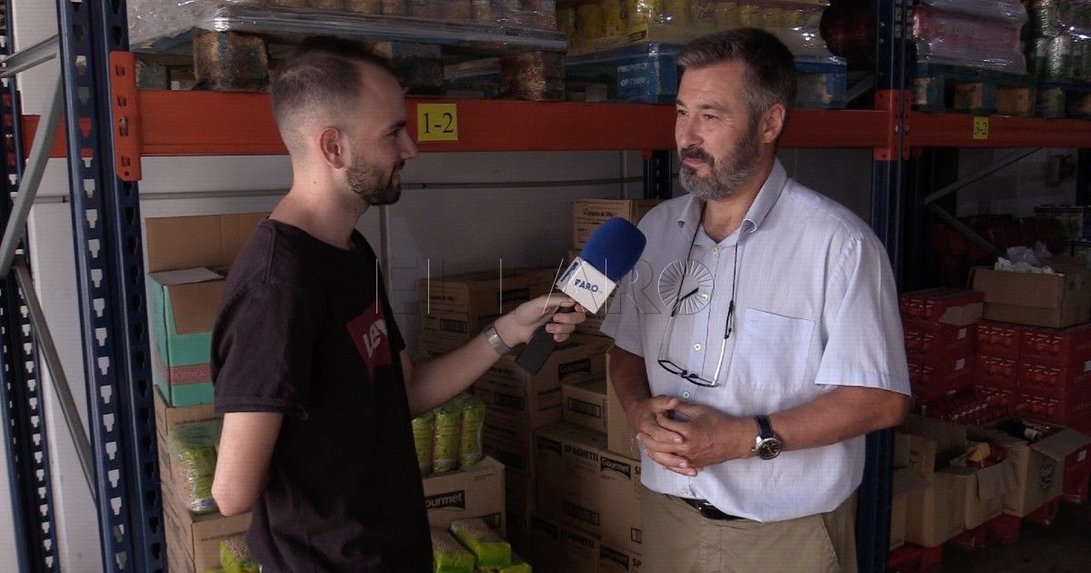 Pedro Paredes: "El Banco de Alimentos de Melilla está prácticamente vacío"