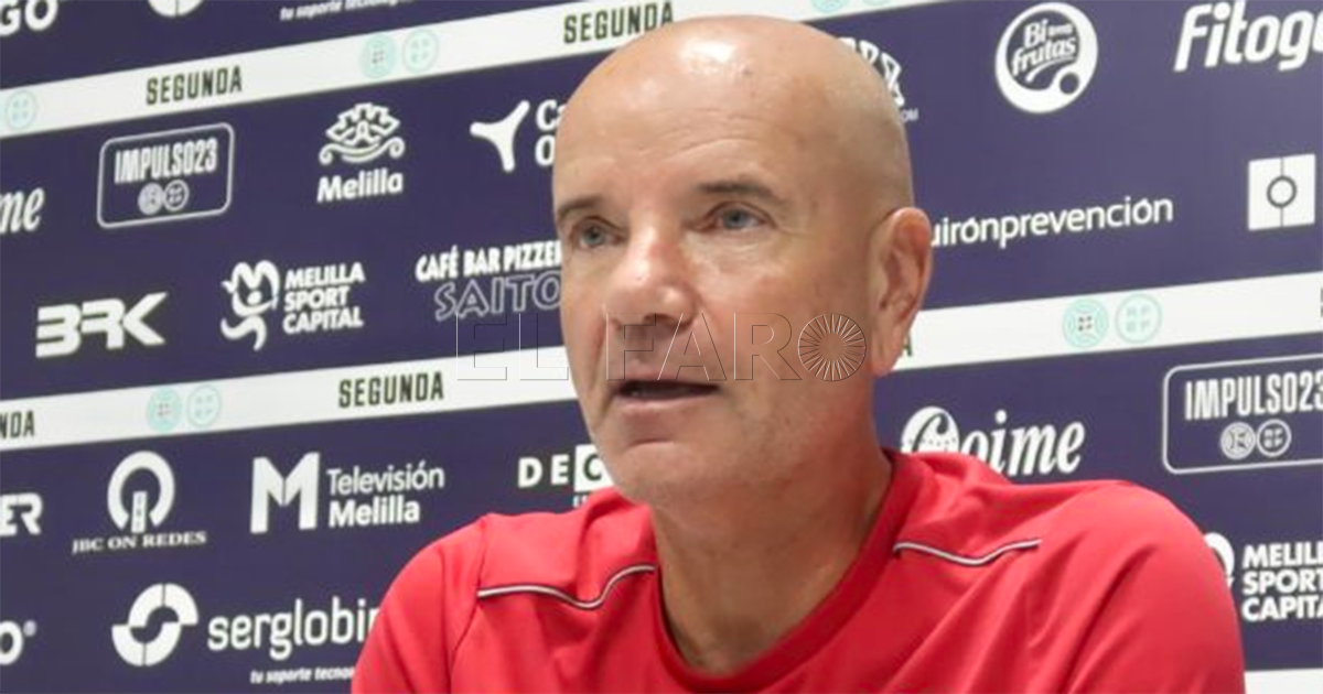 Miguel Rivera, entrenador de la UD Melilla: “Vienen dos exigentes partidos, pero centramos toda nuestra energía en el del domingo”