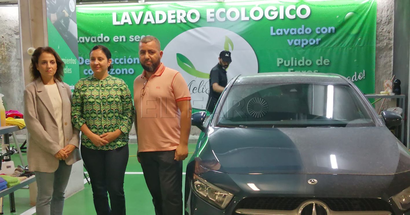 Emvismesa inaugura un lavadero ecológico en el aparcamiento de Isla Talleres