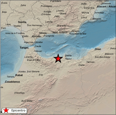 Terremoto de 4,3 grados en Melilla