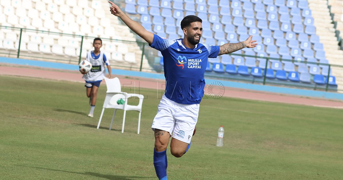 Dani García, jugador del Melilla: “Si estamos arriba es porque estamos haciendo las cosas bien"