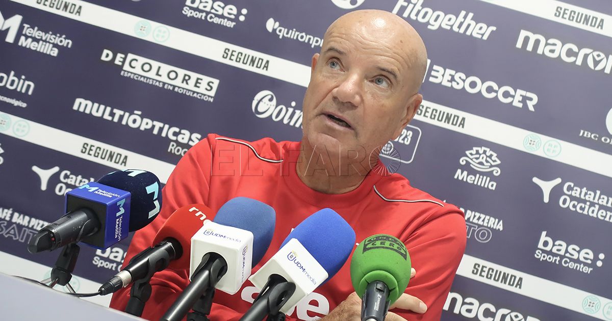 Miguel Rivera, técnico de la UD Melilla: “Nuestra posición es una motivación extra para el resto de los conjuntos”