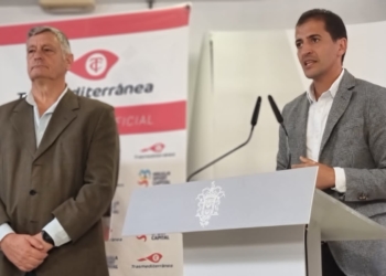 Rachid Bussian junto a miembros del Área de Deportes y a una representación de la Federación Melillense de Atletismo, presentarán en sociedad el evento, este próximo lunes.
