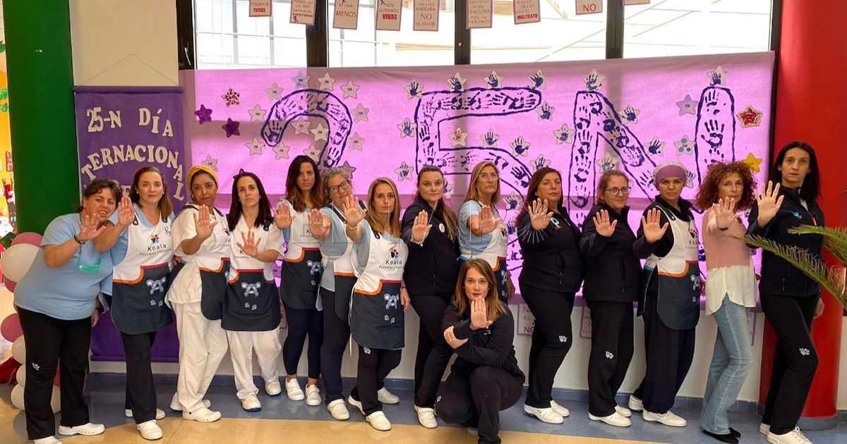 Las escuelas infantiles se unen un año más a la conmemoración del 25N con el lema 'Ámame libre'