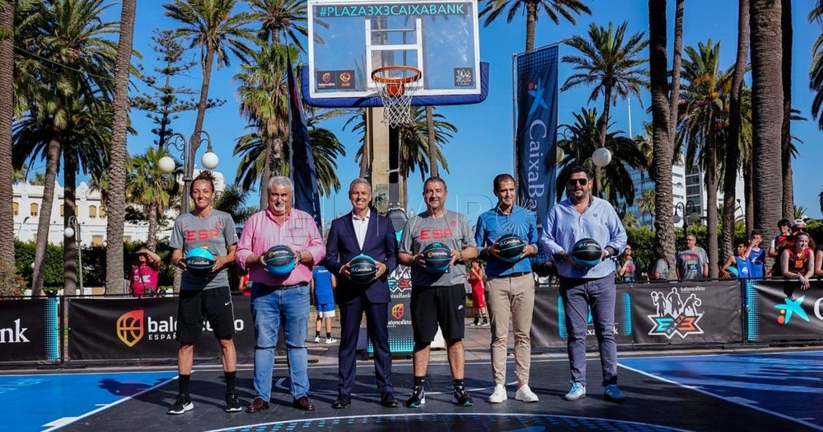 El Plaza 3x3 CaixaBank en Melilla alcanzó los 350 participantes en su décimo aniversario
