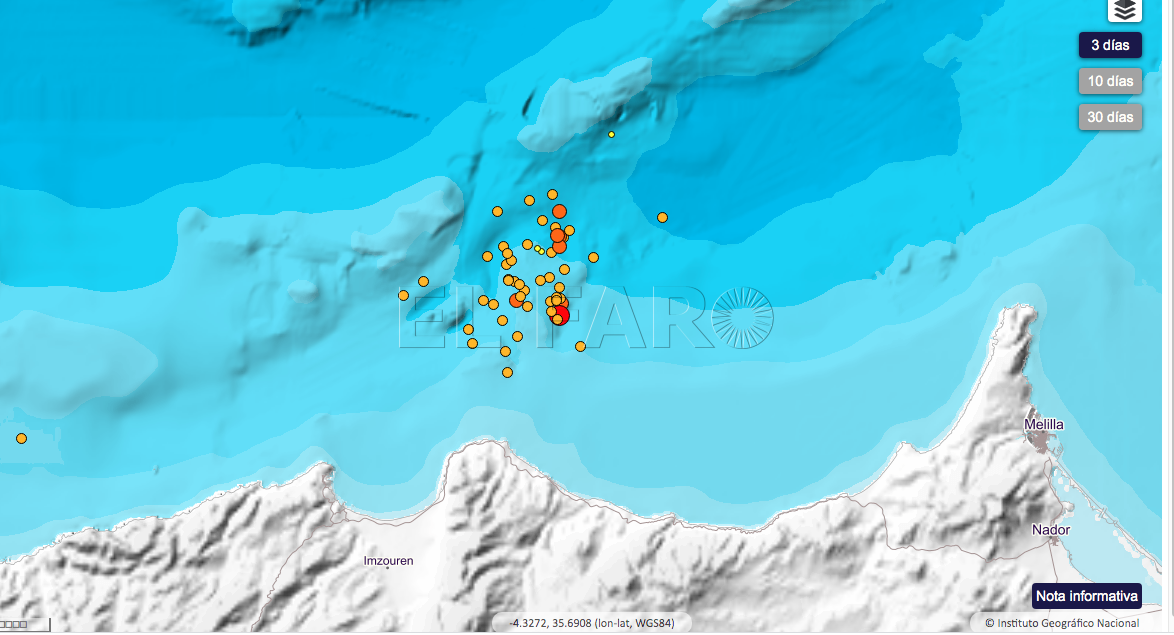 Terremoto de 4,1 en la madrugada del sábado