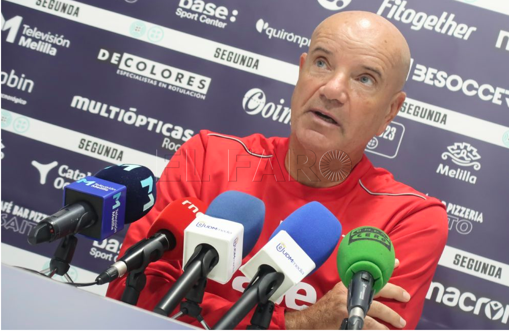 Miguel Rivera, técnico del Melilla: “El CD Coria es un equipo extremadamente competitivo”