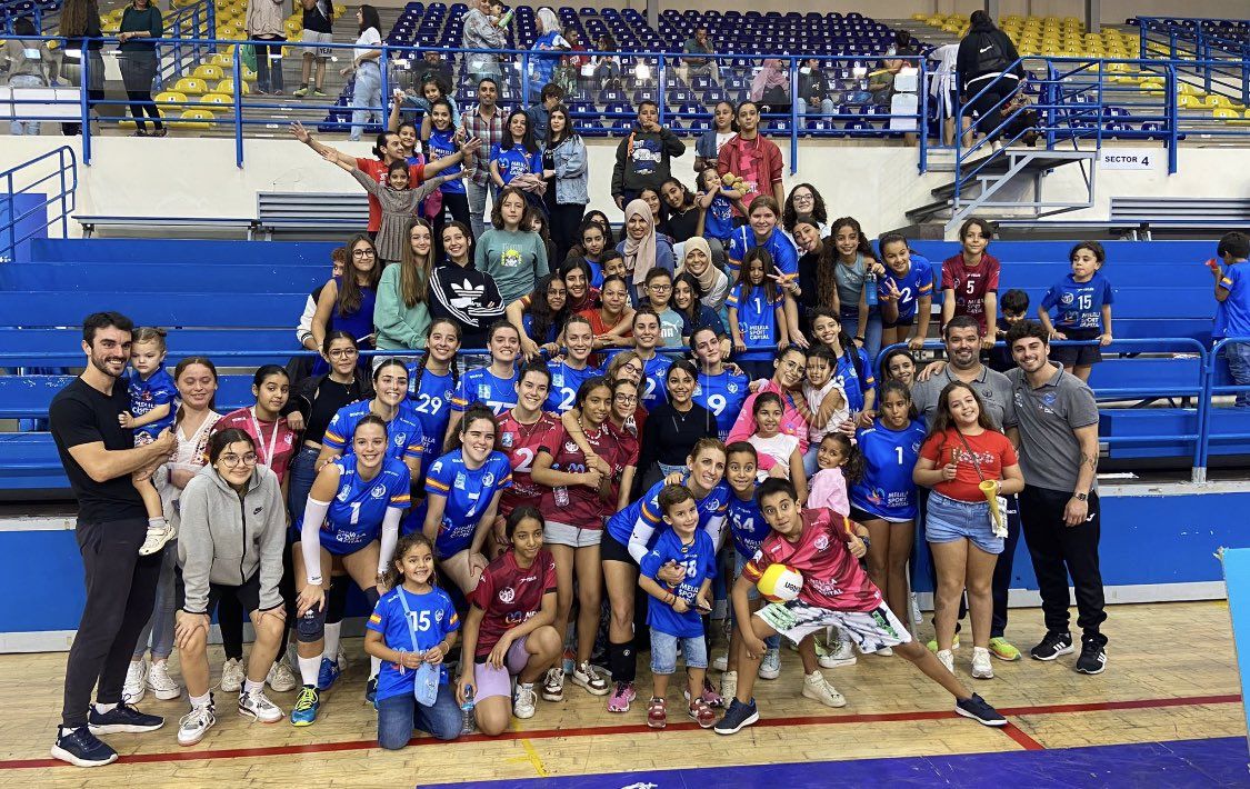 El CV Melilla, invicto en su liga