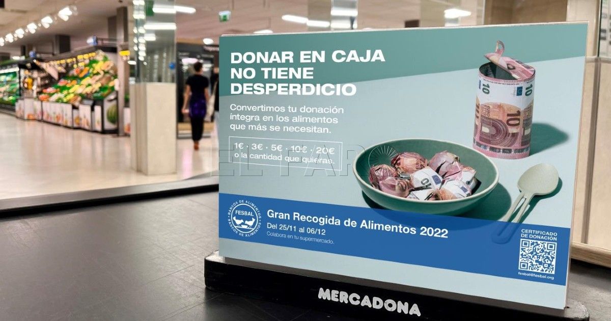 Mercadona participa en la Gran Recogida de Alimentos 2022
