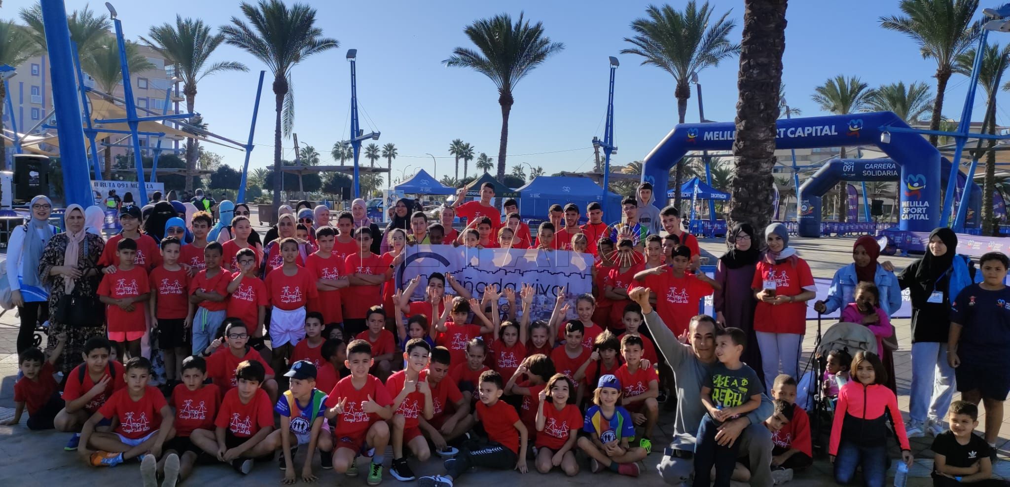 Deporte, solidaridad y hasta una pedida de mano