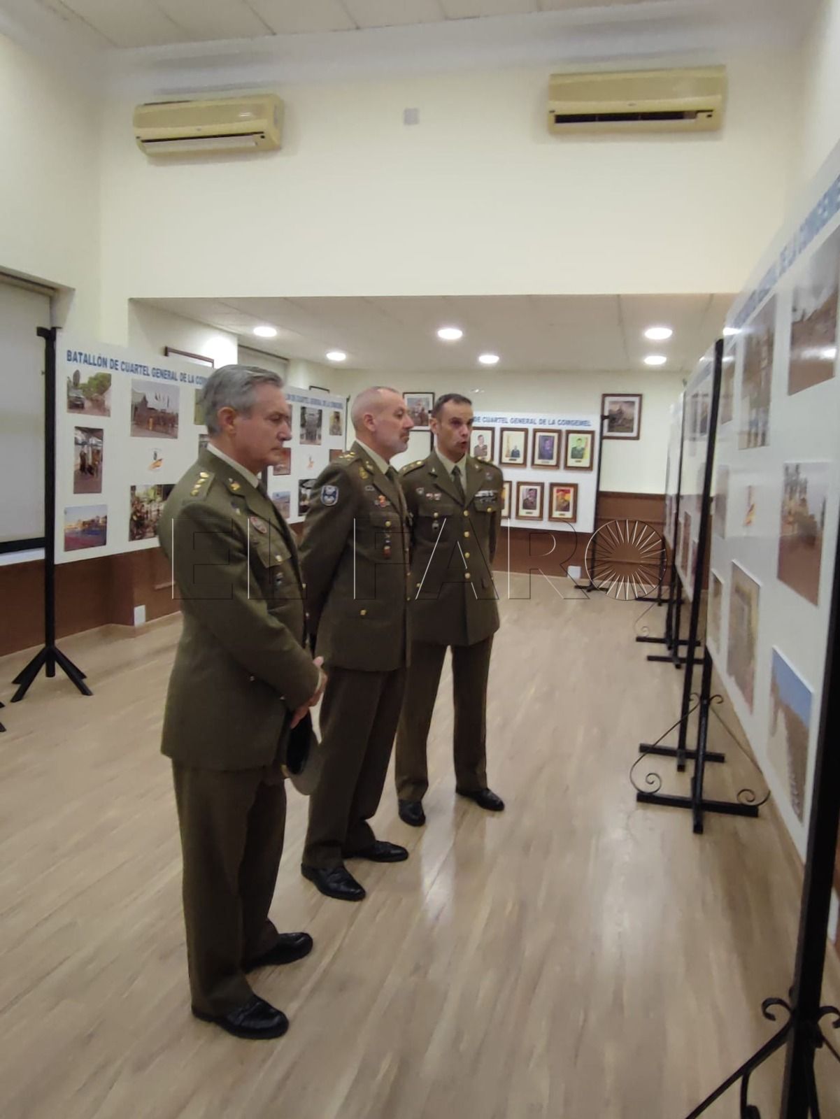 Exposición de fotos por el XXV Aniversario del Batallón de Cuartel General de la Comgemel