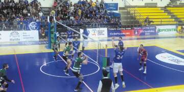Imagen del encuentro disputado en Melilla y que terminó con victoria por 3-2 de los melillenses