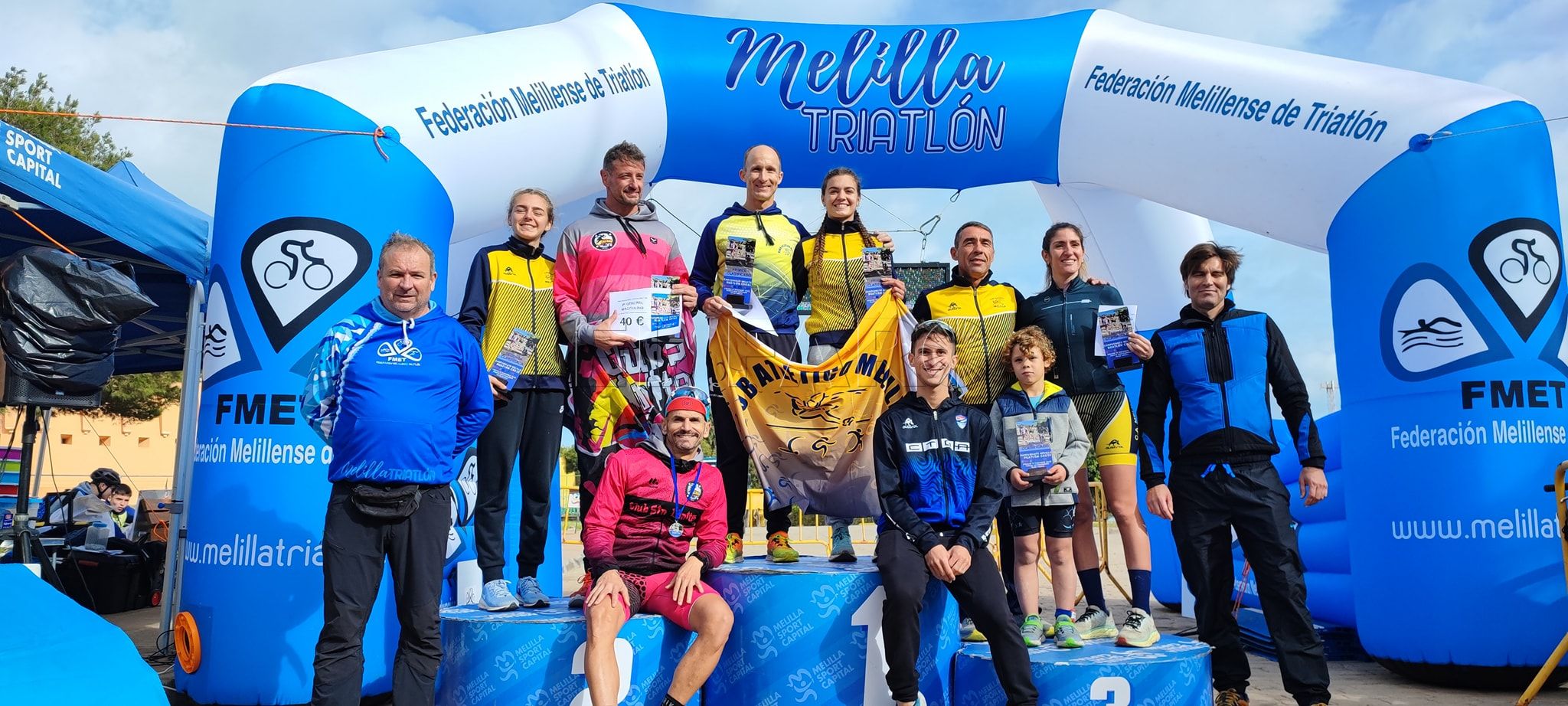 Juan Barrios y Nerea Luna, ganadores del Autonómico de Duatlón Cross