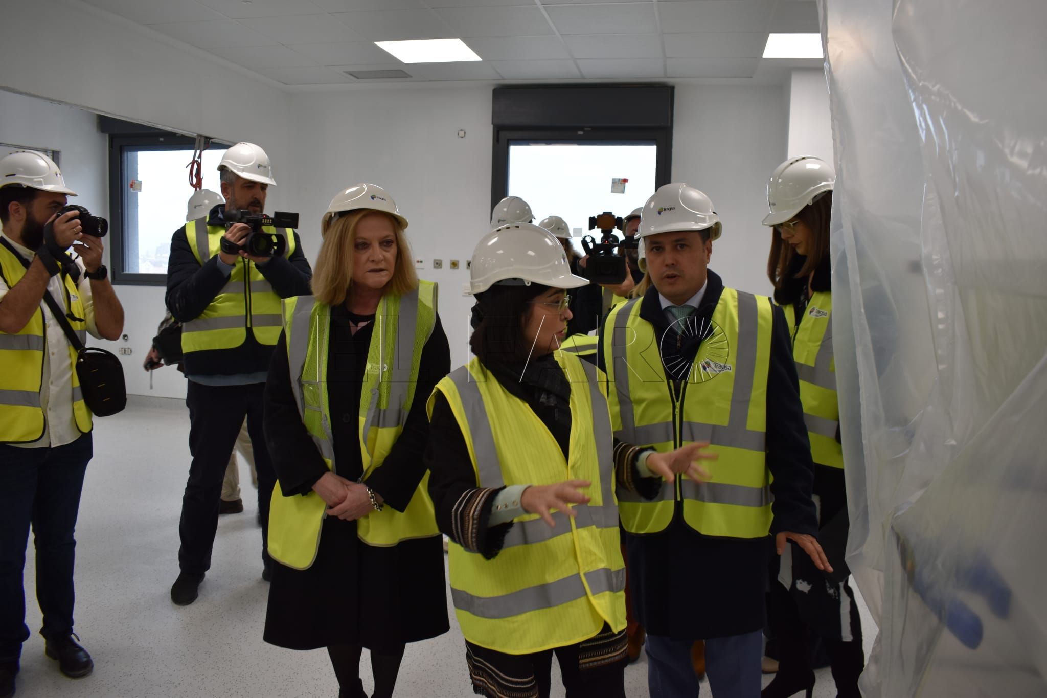 La delegada del Gobierno hace una lectura muy positiva de la visita de la ministra de Sanidad