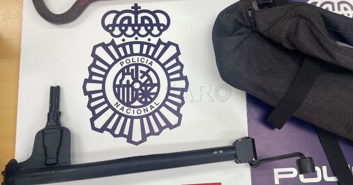 La Policía Nacional detiene a dos jóvenes por reventar comercios del centro de Melilla