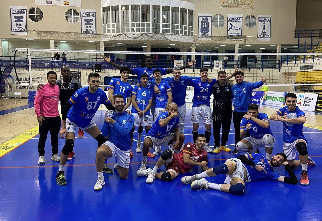 Tranquila victoria del Melilla Sport Capital Voleibol