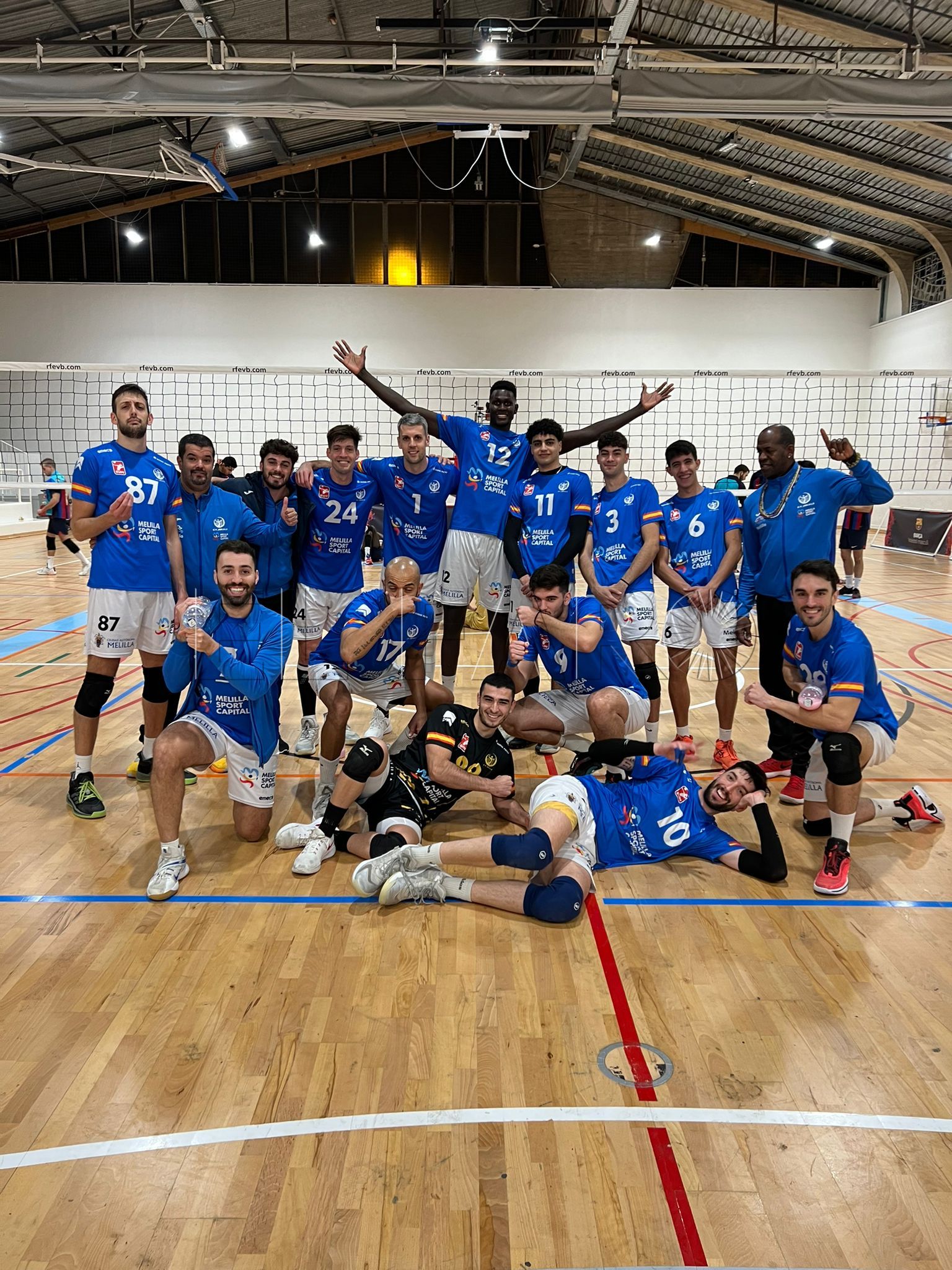 El CV Melilla, en su mejor momento