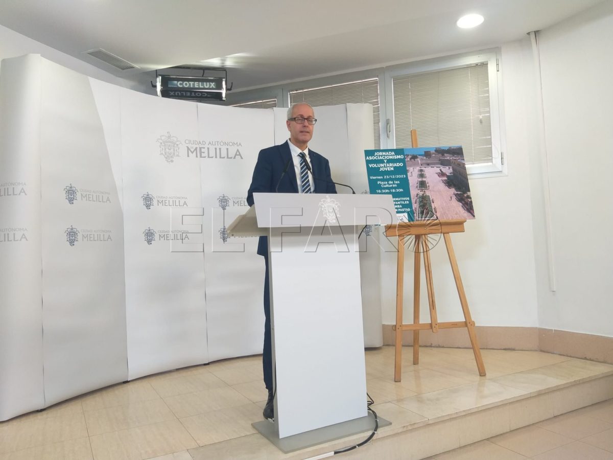 El viceconsejero Abderrahim Mohamed presenta unas Jornadas de asociacionismo y voluntariado joven