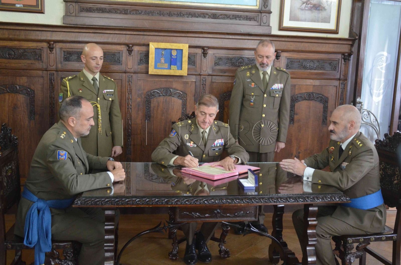 Acto de toma de posesión del coronel jefe de Estado Mayor de la Comandancia General de Melilla