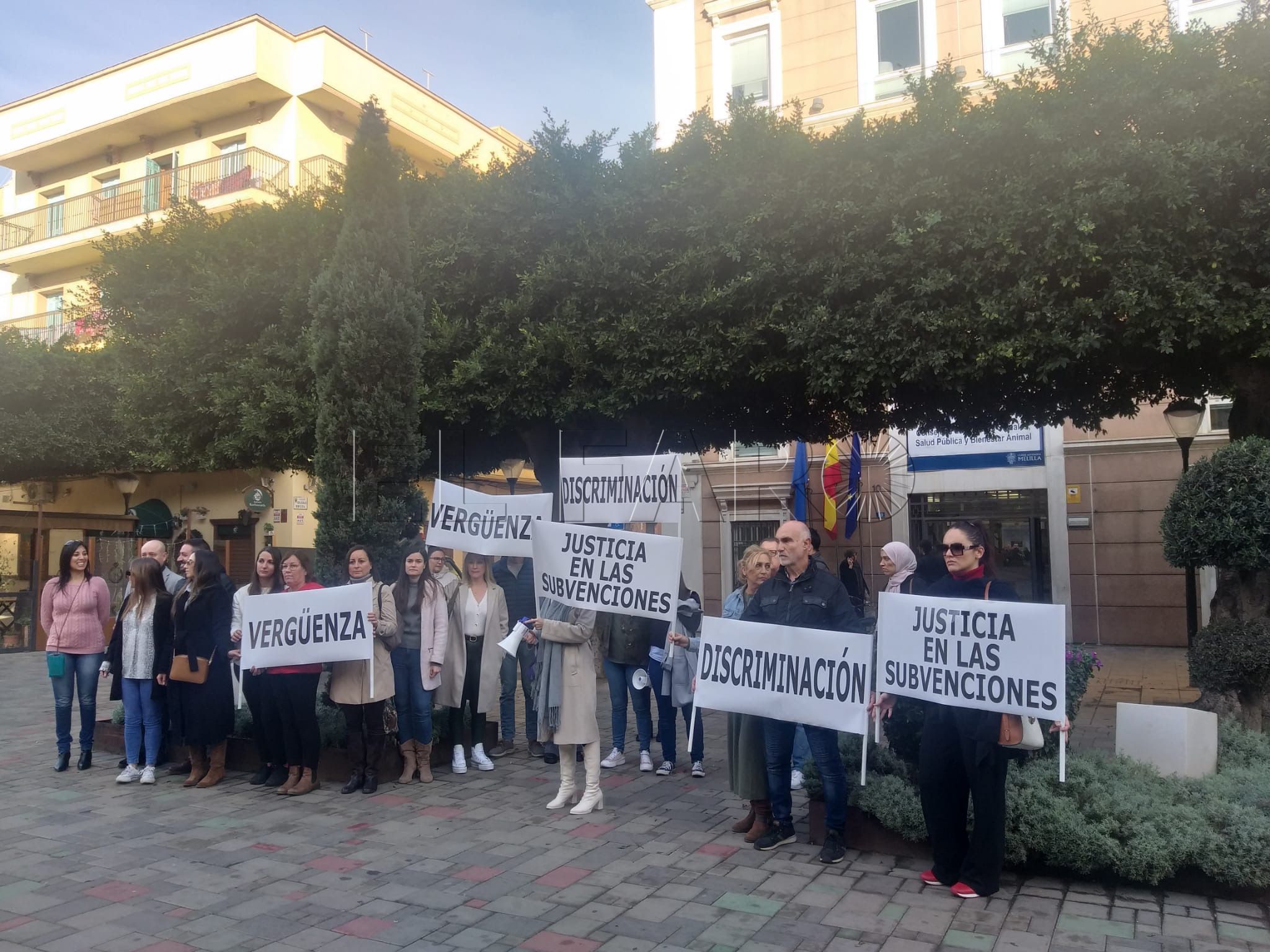 El diputado Daniel Ventura apoya la manifestación de la asociación TeAma