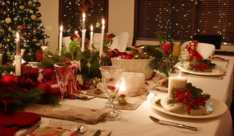 María, melillense: "En casa nos encanta decorar la mesa por Navidad"