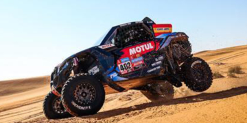 El piloto catalán Gerard Farrés, junto a su copiloto melillense Diego Ortega se meten en el podio, ocupando la tercera posición y prometiendo ‘pelea’ en lo que queda del Dakar 2023.