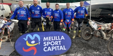 Los seis pilotos del Club Enducross Melilla rindieron a un buen nivel sobre un circuito muy técnico y a pesar de sufrir algunas caídas y reparaciones de las motos.