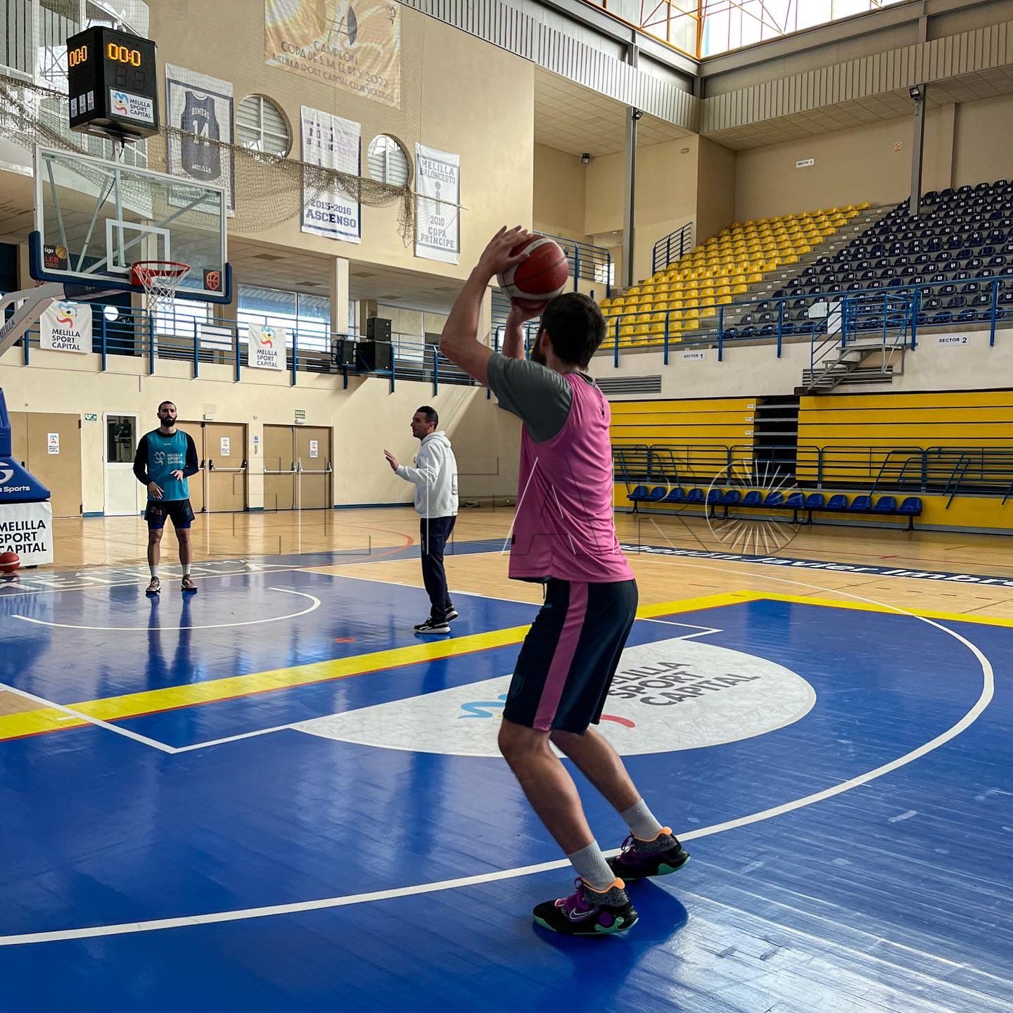 El Melilla BC trabaja duramente