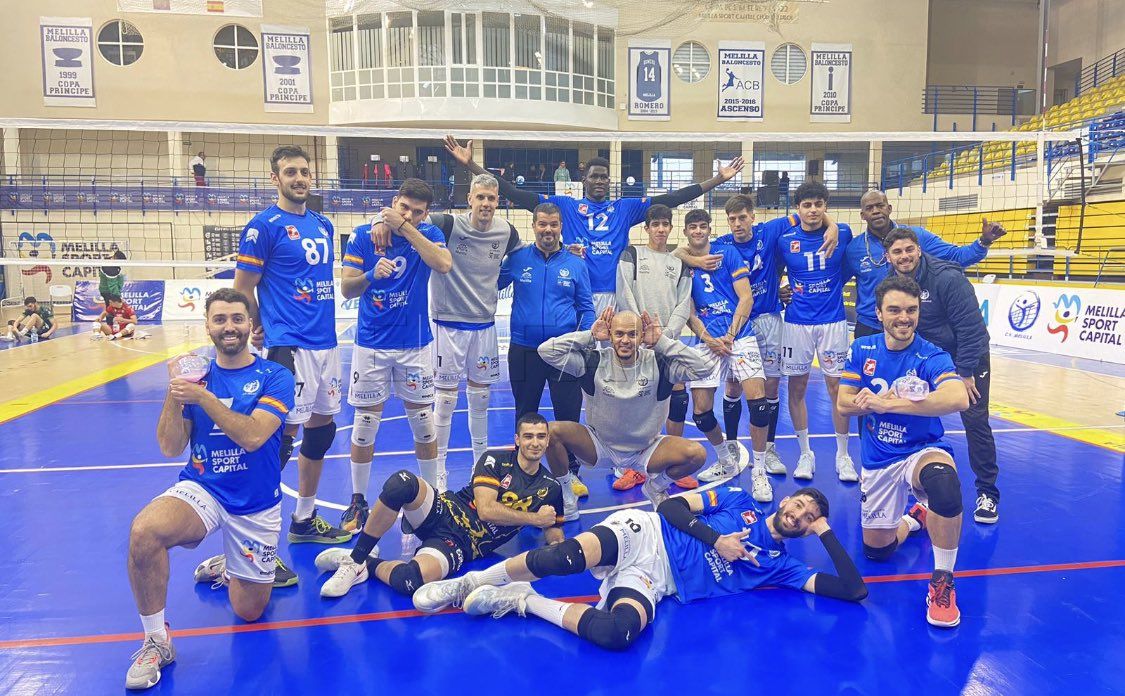 Triunfo histórico del CV Melilla ante el Unicaja Costa de Almería