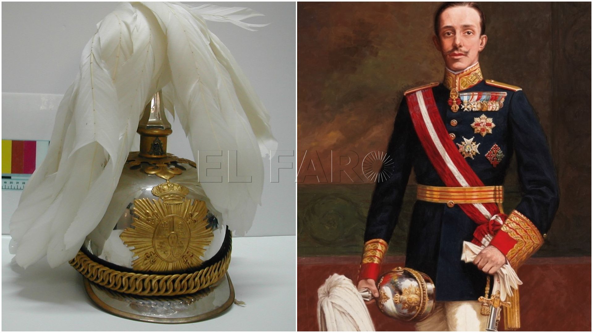 El Centro de Historia y Cultura Militar de Melilla expone cascos de oficial general de finales del siglo XIX