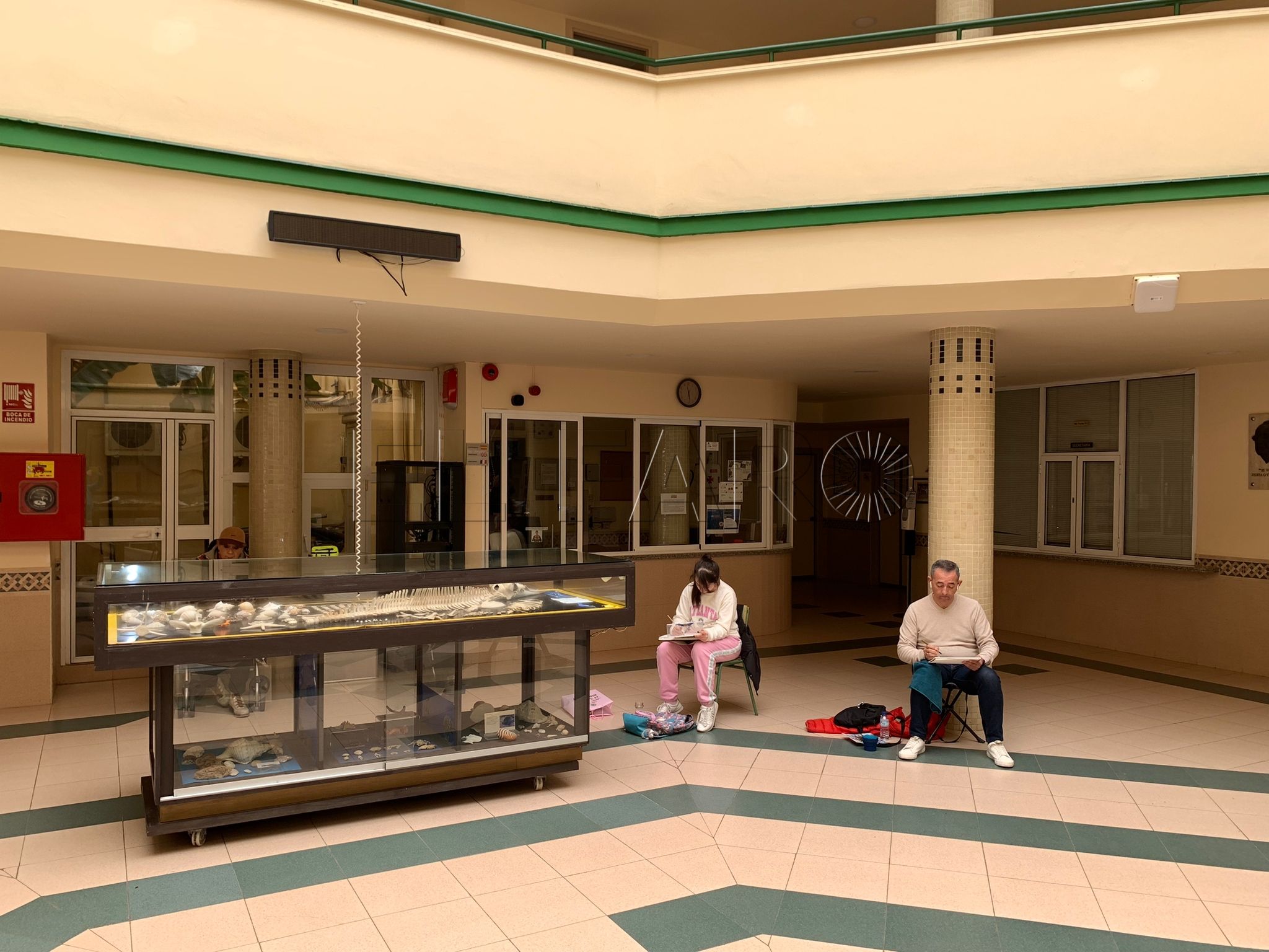 Los Urban Sketchers dibujan en el Enrique Soler