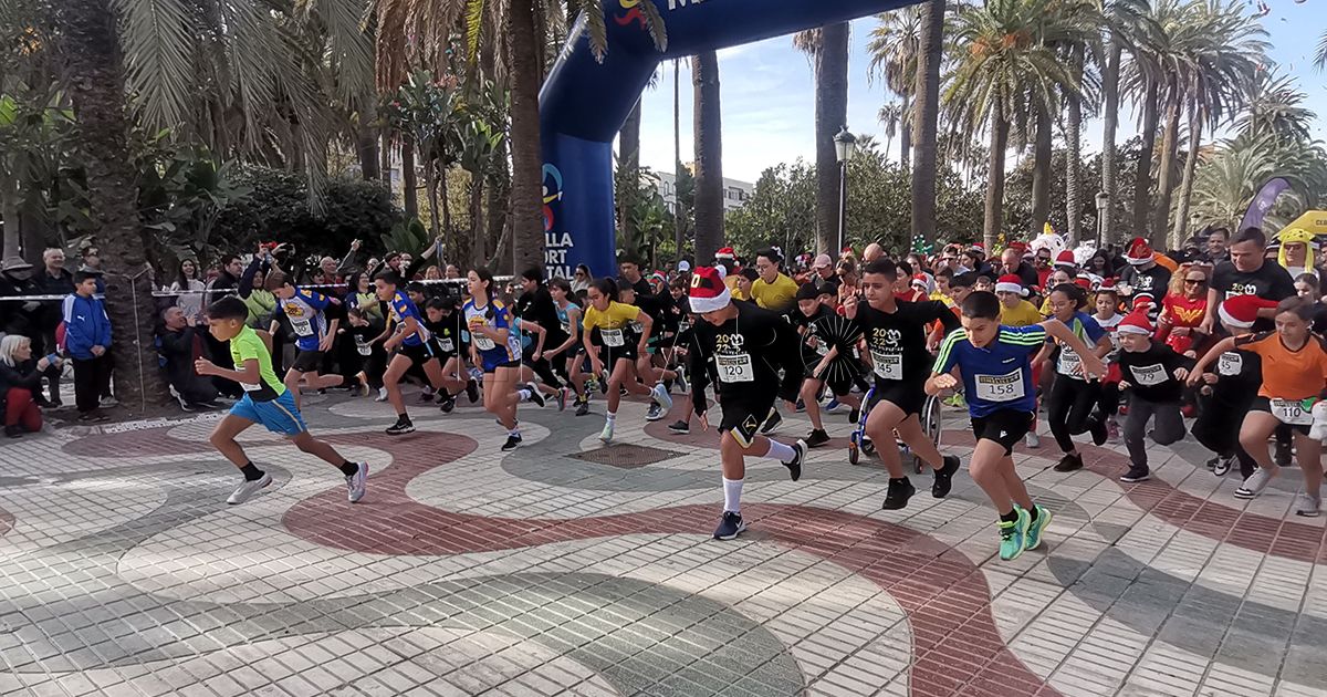 Massine El Kadaoui y Lidia Castillo, ganadores de la San Silvestre