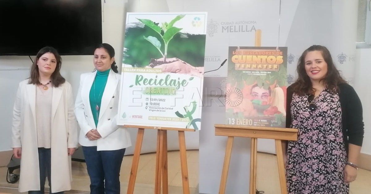 Reciclaje Creativo y Cuentacuentos para los más pequeños, los talleres de Medio Ambiente para celebrar el Yennayer