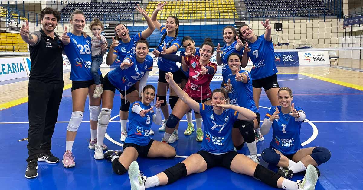 Primera visita almeriense del cuadro del CV Melilla femenino