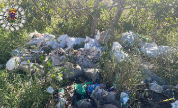 Pillado en Melilla tras descargar cuatro sacos de escombros cerca del Cerro de Palma Santa