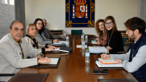 La delegada del Gobierno recibe al Grupo de Intervención en Emergencias y Catástrofes de Melilla