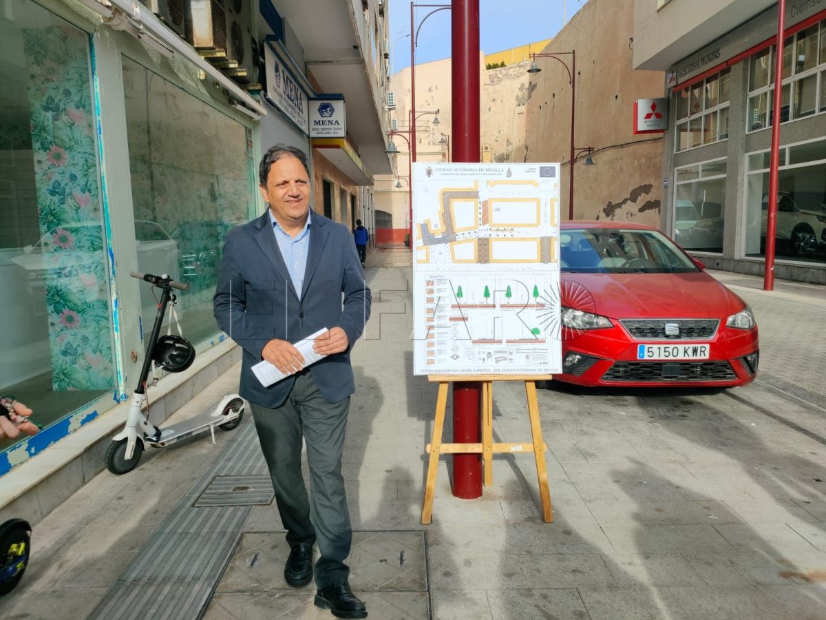 Mohatar presenta las obras de las calles Cándido Lobera y Roberto Cano con un coste de 485.000 euros