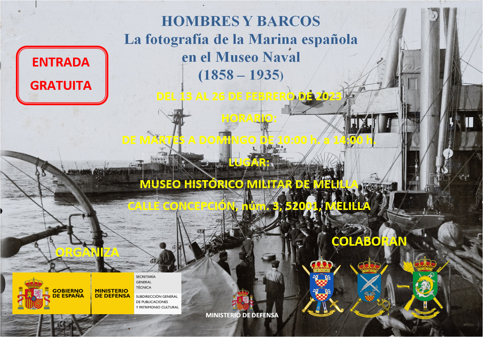El Ministerio de Defensa presenta en Melilla la exposición de fotos "Hombres y barcos"