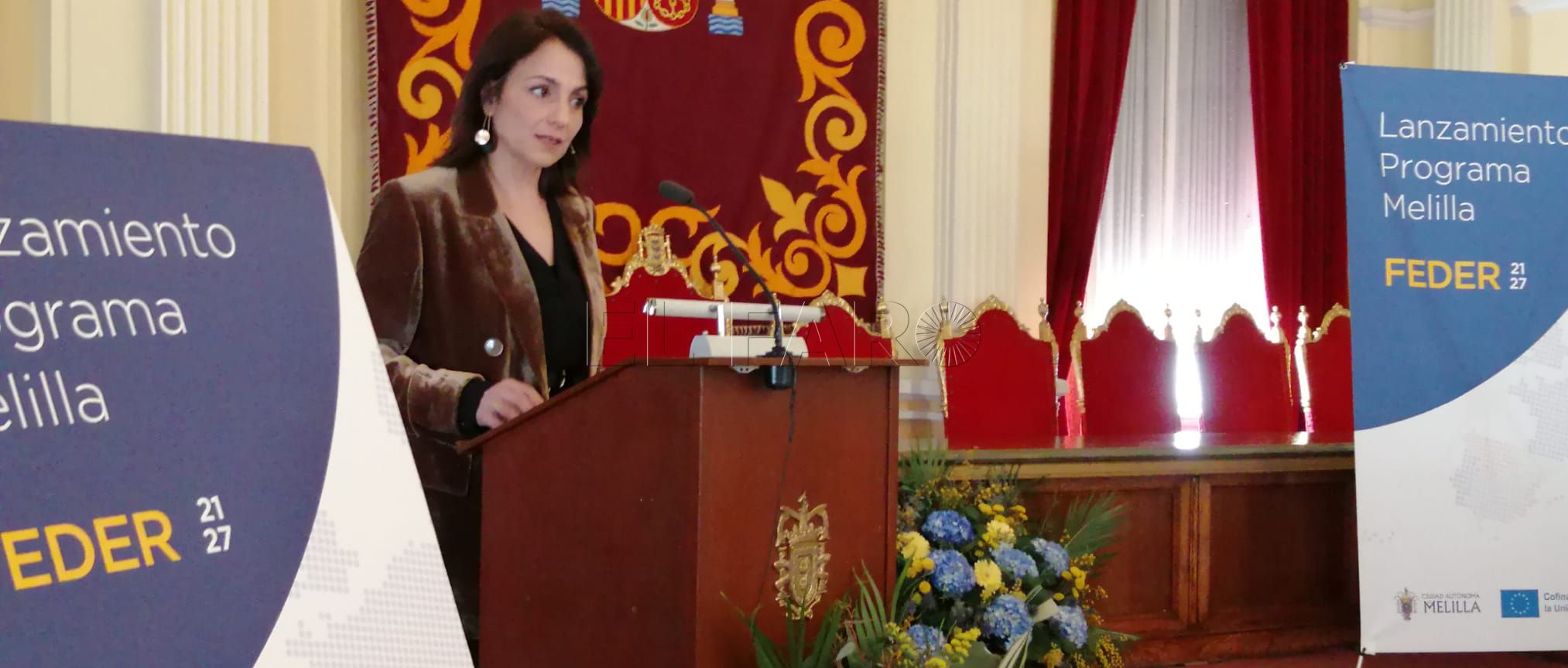 Reutilización de lodos secos de la depuradora, un vivero de empresas o la mejora de la red de acometidas de agua en Melilla se harán con Fondos Feder