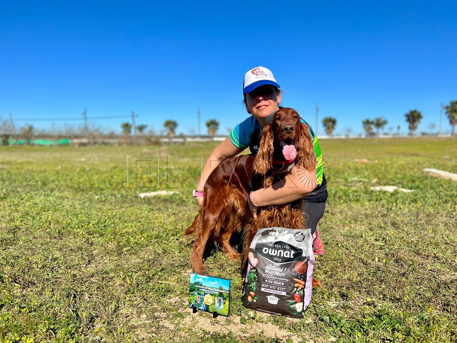 María Muñoz y su perra Mona, segundas en el Campeonato de Andalucía de Mushing