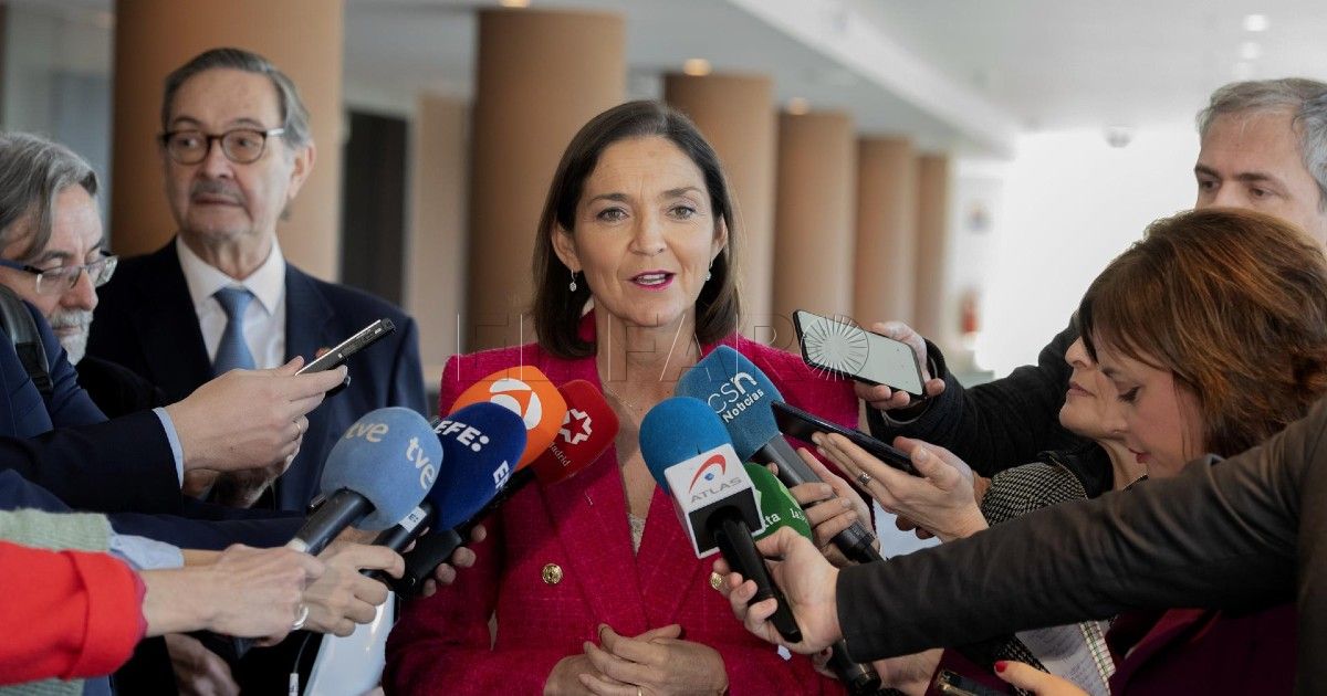 La ministra de Industria ve muy positiva la conversación entre Sánchez con Mohamed VI