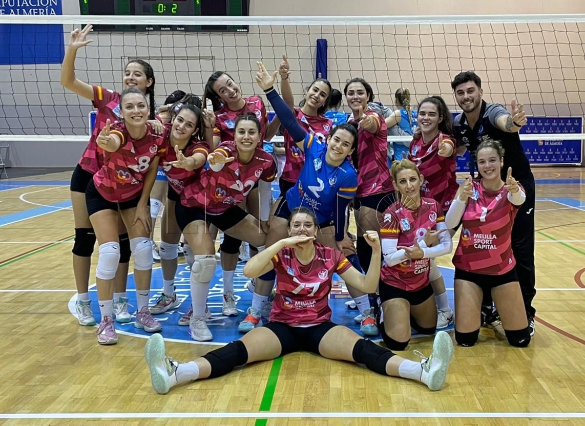 Duro partido para el CV Melilla femenino en Canarias