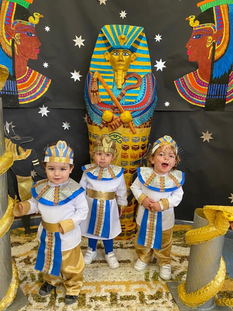 El CEI Infanta Leonor se viste de Egipto para celebrar el carnaval