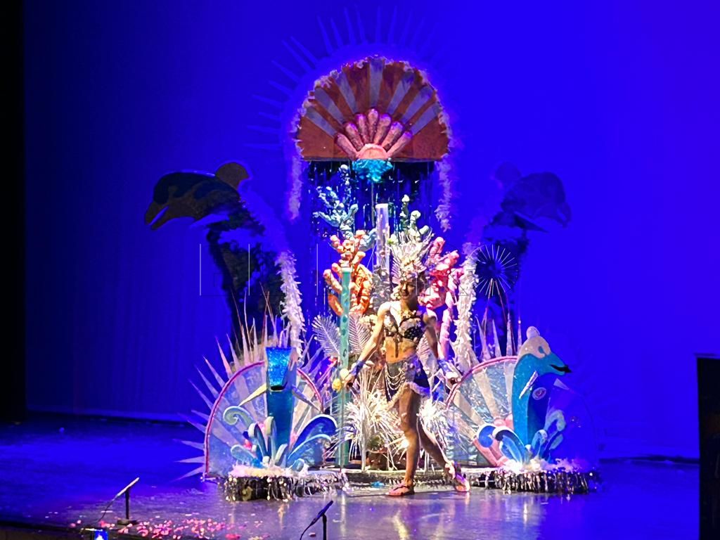 Alba García Ruiz coronada como Diosa del Carnaval 2023 en el Concurso de Disfraces