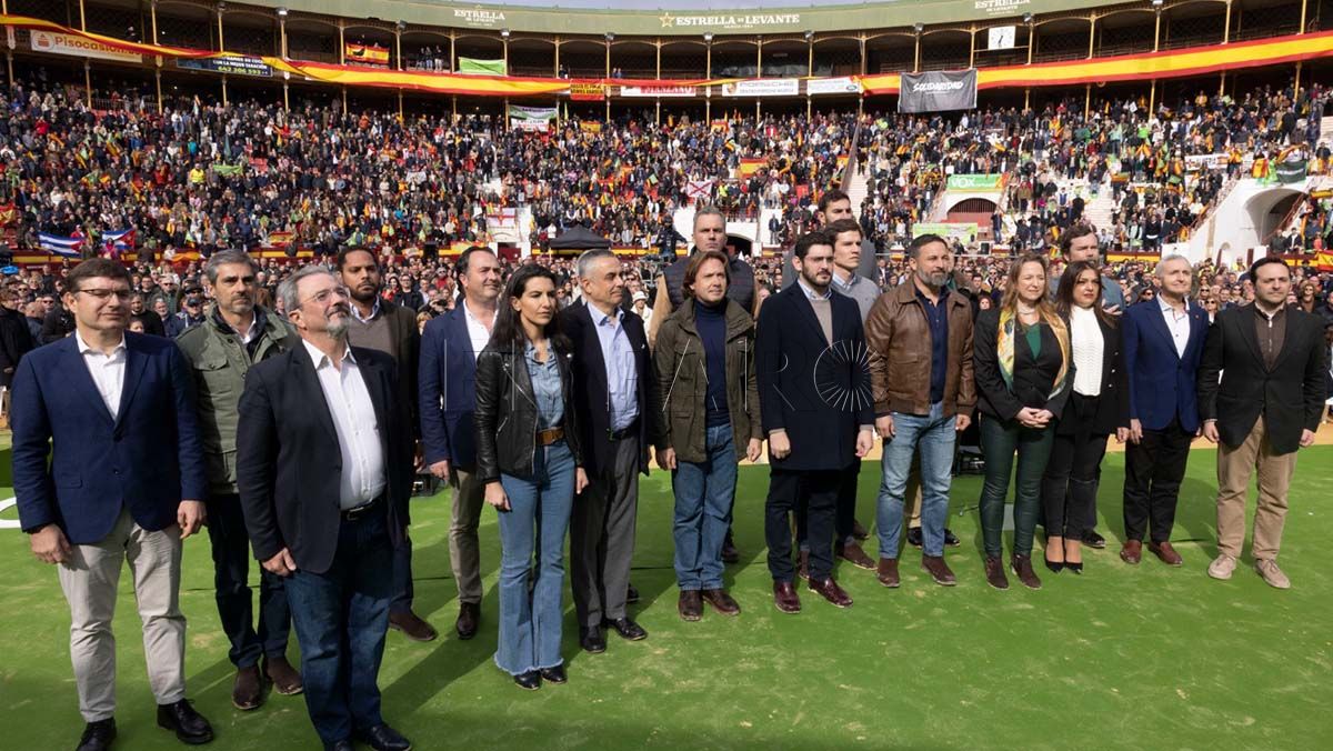 El presidente de Vox, Santiago Abascal, presenta el proyecto del partido en Murcia