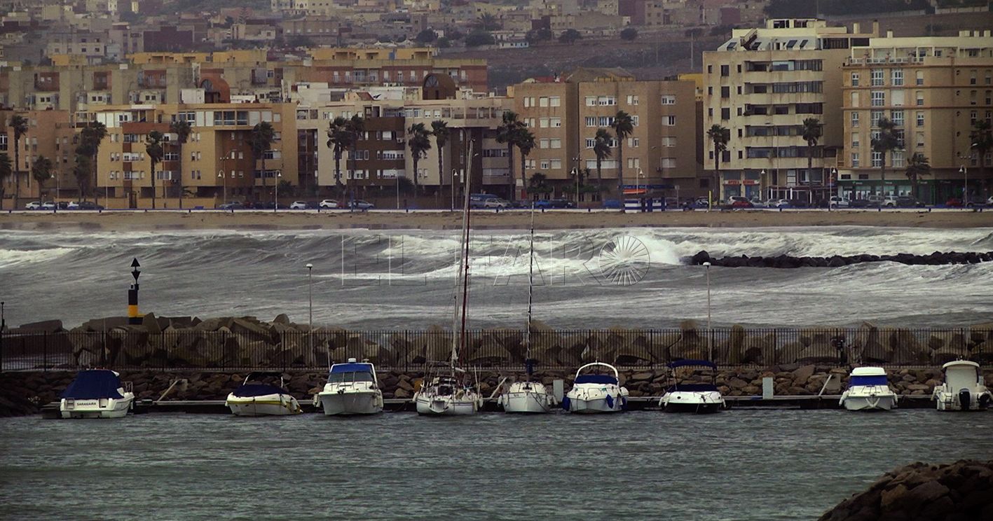 La Aemet establece un aviso amarillo por fenómenos costeros el jueves en Melilla