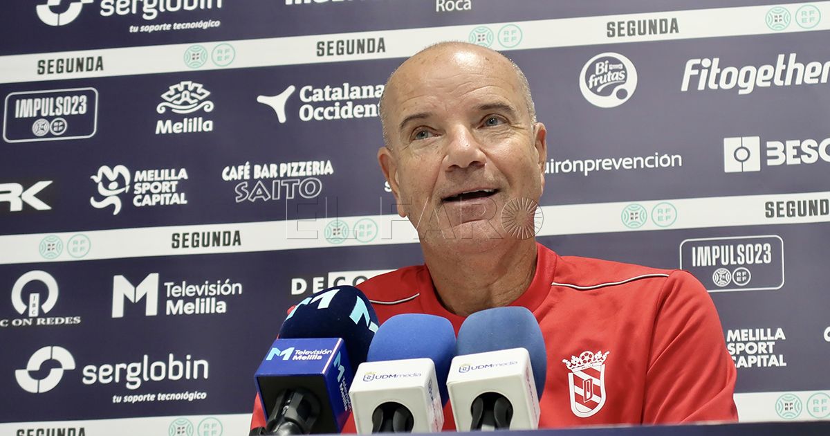 Miguel Rivera, entrenador del Melilla: “Solo nos queda levantarnos y competir”