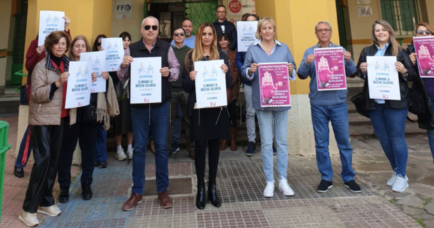 Concentración de UGT en el Día de la Igualdad Salarial