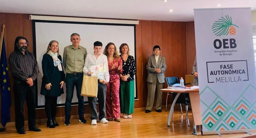 Joaquín Pedrero Terrez, ganador de la XIII Fase Local de la Olimpiada de Biología