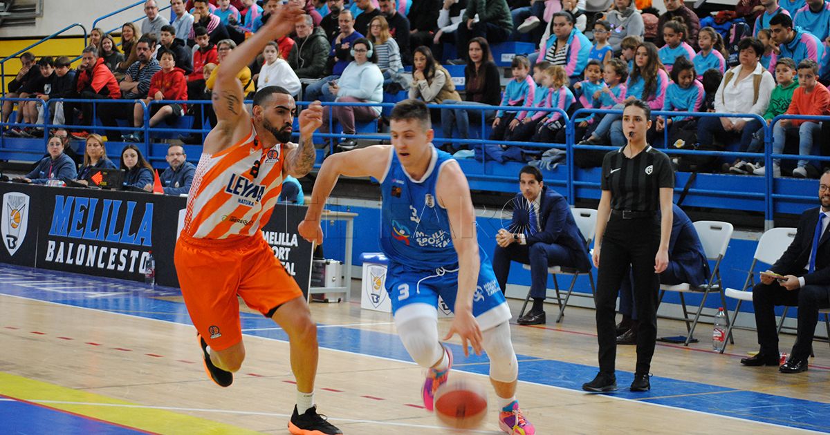 Dura derrota del Melilla Baloncesto
